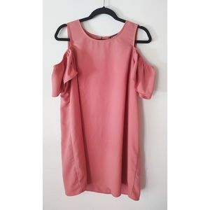 Blush Cold shoulder Express Dress